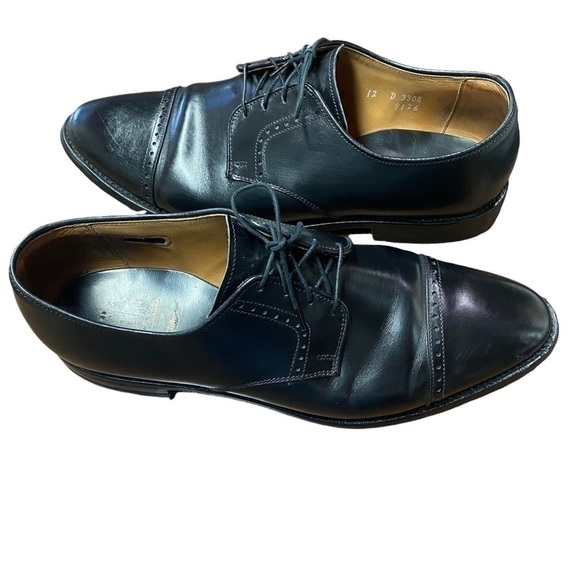 ?ALLEN Edmonds Clifton cap toe Black Leather Oxford main image 10